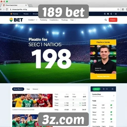 Interface do site 189 bet é amigável para novos usuários